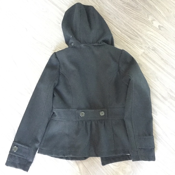 Black pea coat size small - Picture 5 of 5